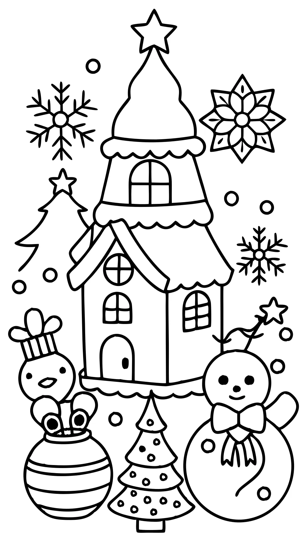 coloring pages for xmas